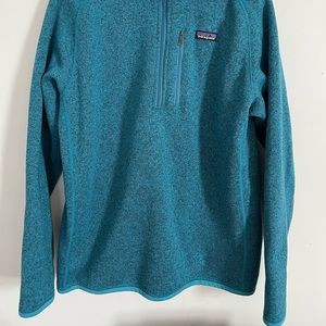 Mens Large Patagonia Better Sweater in heathered blue